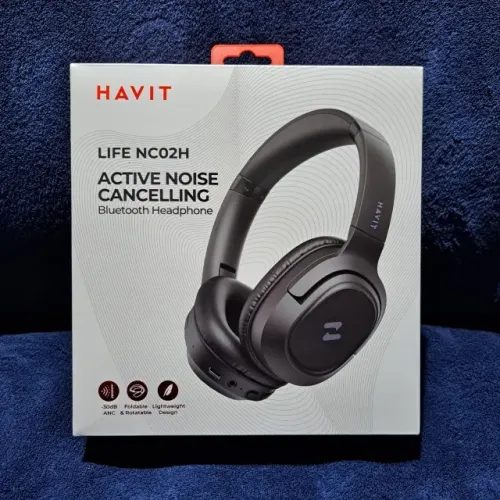Headphone Havit H612BT Pro ANC Cancelamento de Ruído 40mm Gamer Modo Baixa Latência 60ms