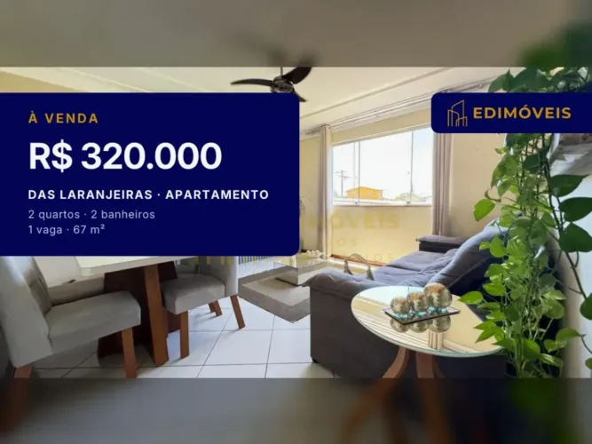 Oportunidade em Das Laranjeiras: apartamento arejado com 2 quartos e suíte!