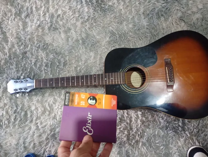Violão acústico epiphone dr100 das antigas