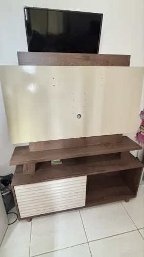 Rack + painel em ótimo estado