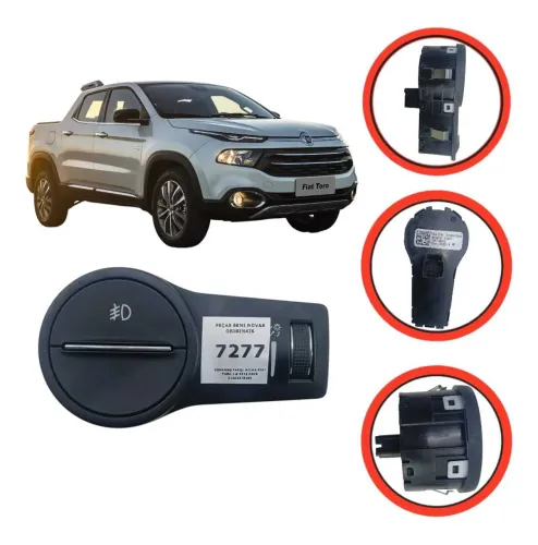 Botao Comando Farol Milha Fiat Toro 2016 A 2018 Original Preto original retirada
