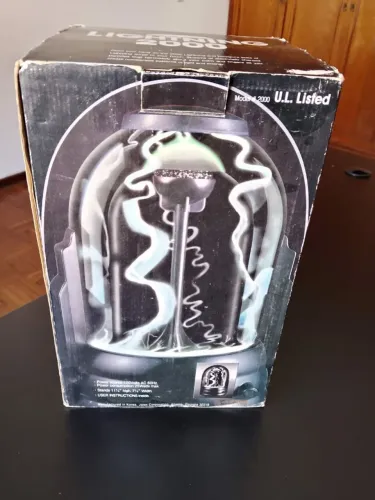 Luminária de plasma Efeitos maravilhosos de raios