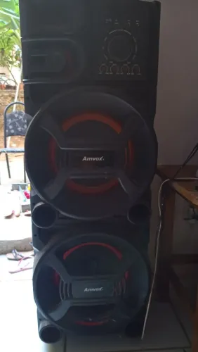 Caixa de som AMPLIFICADA AMVOX 1.500 WATTS