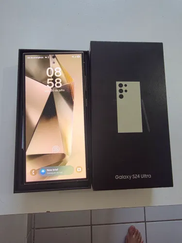 Samsung Galaxy S24 Ultra  512Gb Gold 10x Sem Juros no Cartão 