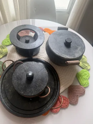 Panela pedra sabão