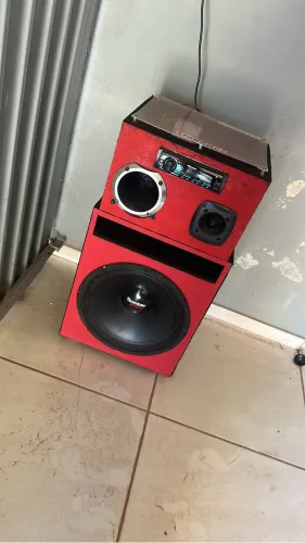 Caixa de som trio casa ou automotivo