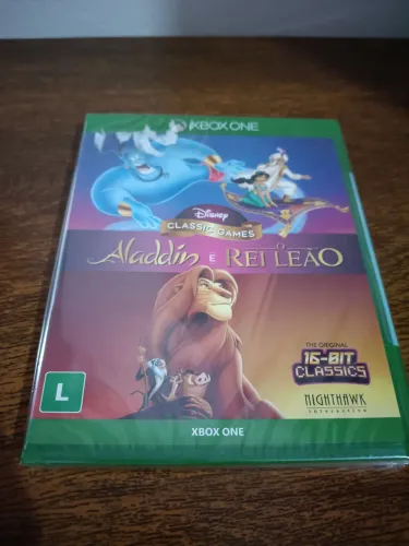 Jogo Aladdin Rei leão 16bit Xbox One Series X Original Lacrado