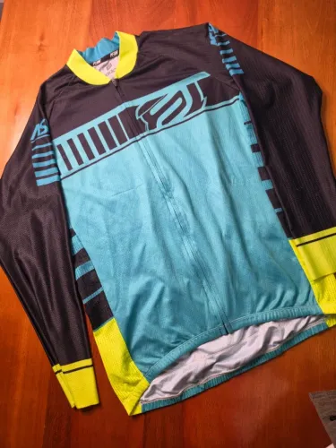 CAMISA DE CICLISMO ASW RACING MANGA LONGA TAMANHO G - MTB SPEED