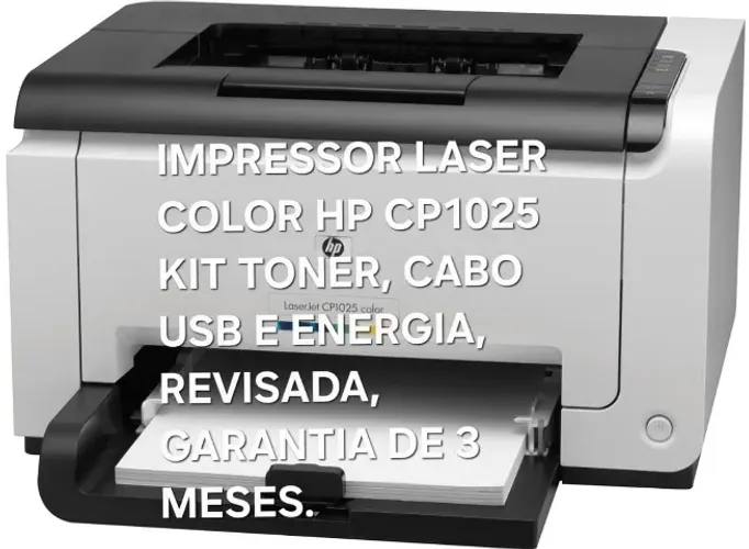 IMPRESSORA LASER COLOR HP CP1025
