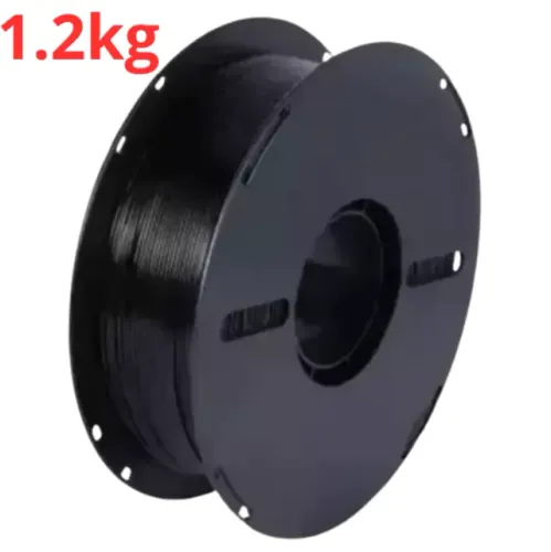Filamento PETG FusionX Preto 1.2kg 1.75mm Impressão 3D