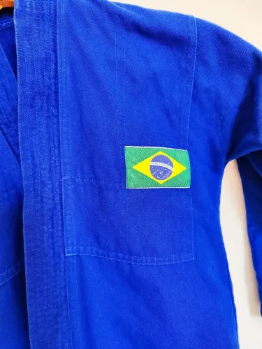 Kimono azul completo 