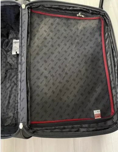 Mala de viagem Swiss cinza grande 23 kg
