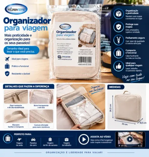 Organizador para Viagem