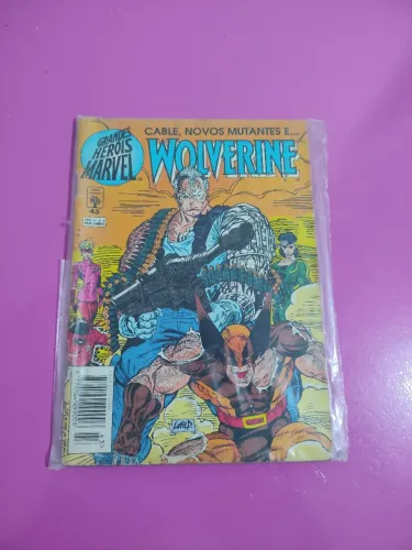 Wolverine 43 Cable e os Novos Mutantes Gibi HQ