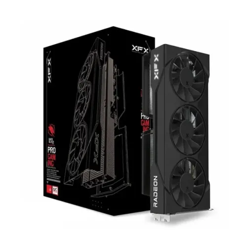 Placa de Vídeo XFX RX 9060 XT OC AMD Radeon, 16GB, GDDR6, 128bits, 20 Gbps, Triple Fan