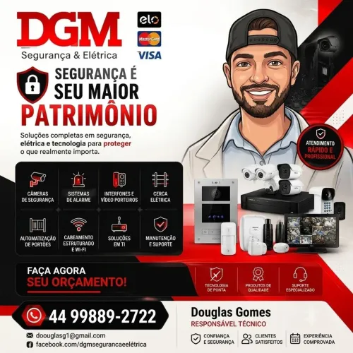 Prestação de Serviços de Segurança Eletrônica e Elétrica <br>