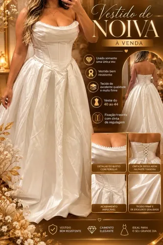 Vestido de Noiva LUXO