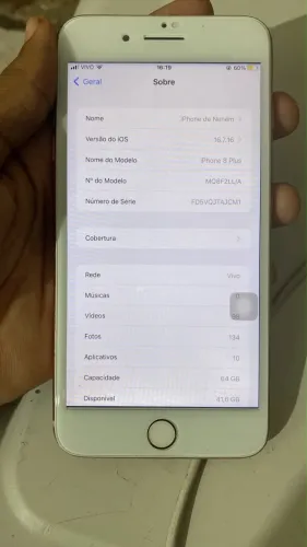 Celular iPhone 8plus