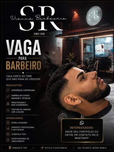 Vaga para barbeiro 