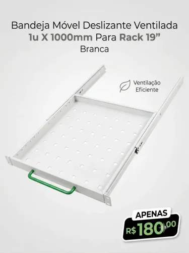 Bandeja movel de rack/servidor 