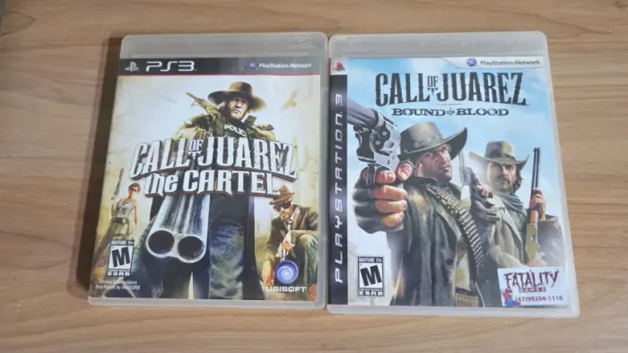 Combo 2 Call of Juarez PS3 funcionando perfeitamente