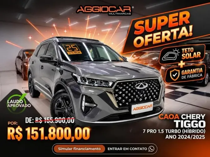 Chery Tiggo 7 Pro 1.5 Turbo Híbrido 2025