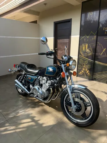 HONDA CB900 CUSTOM 1981 - PLACA PRETA
