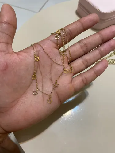 Gargantilha feminina em Ouro 18k 