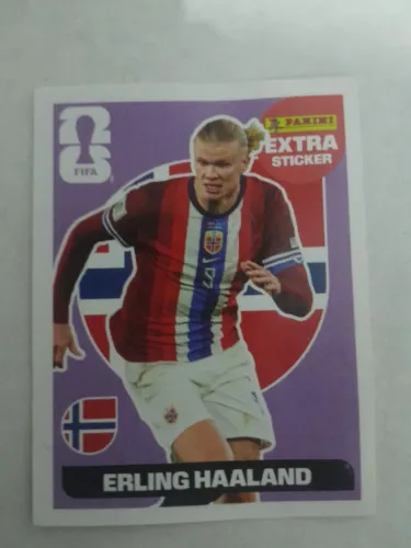 FIGUINHA STICKER ALBUM DA COPA, HAALAND BORDO