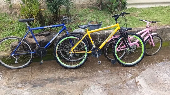 3 bicicletas pra sair agora!