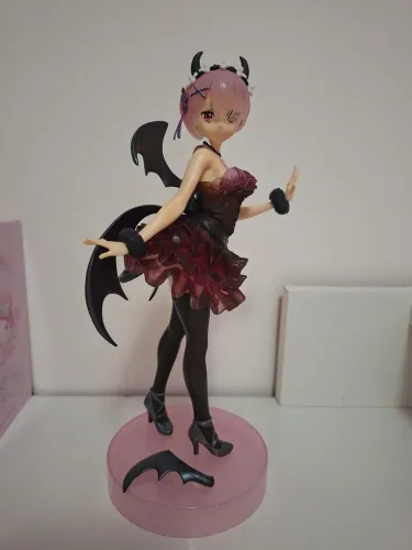 Action Figure Ram Re Zero Clear & Dressy Bandai Espresto