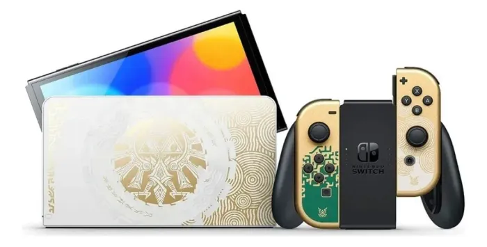 Nintendo switch oled destravado zelda