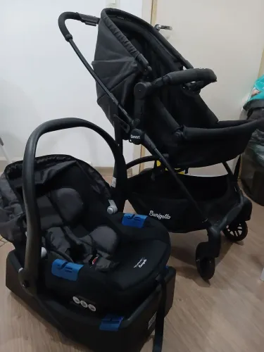 Carrinho de bebe travel system 3em1 burigotto