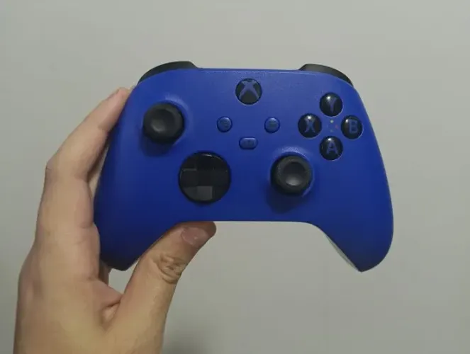 Controle xbox azul edição especial