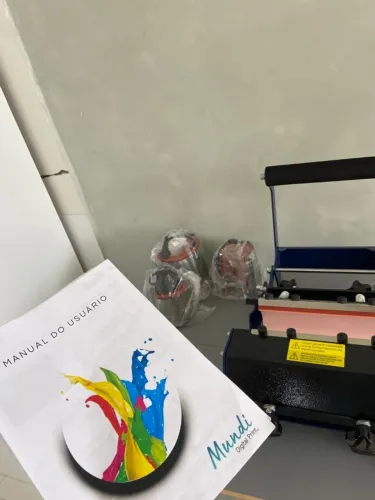 Prensa Térmica Mundi 6 em 1 para Sublimação de Caneca Cilindrica 110w - usado 5x