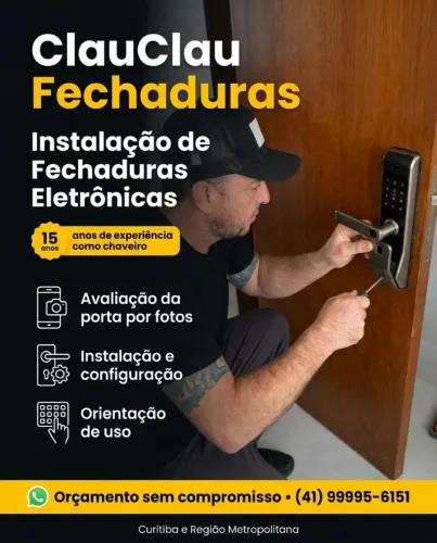Fechaduras eletrônicas, inteligentes, instalação