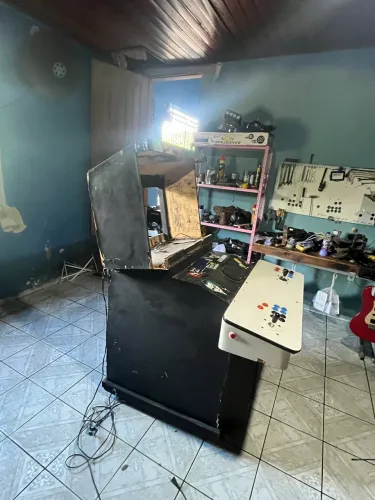 Controle arcarde duplo