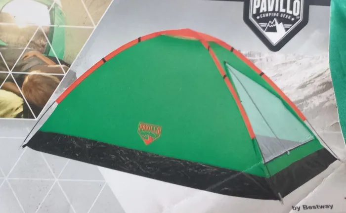 Barraca Iglu Pavilhões para 3 pessoa, verde.