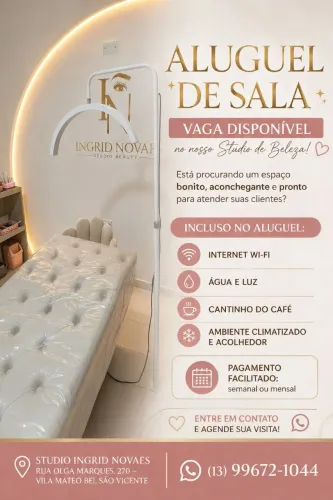 Aluguel sala/cadeira