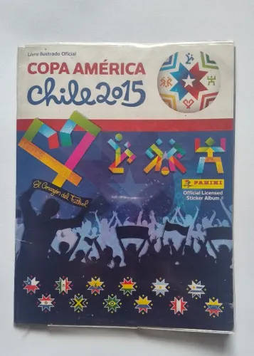 Álbum Copa América 2015 impecável completo