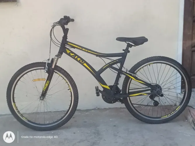 Bicicleta Caloi andes aro 26 top toda completa faço entrega grátis