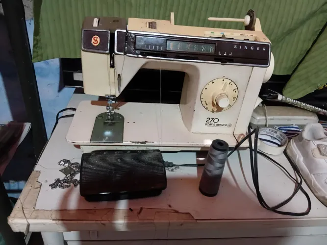 Máquina singer 270 bobina magica