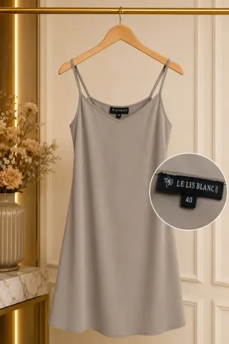 Vestido Segunda Pele Anágua Le Lis Blanc Deux - 100% Poliamida - Tam 40 (M)