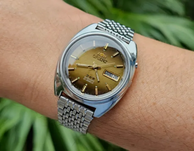 Relógio Orient Automático Vintage 1977 Japonês Revisado