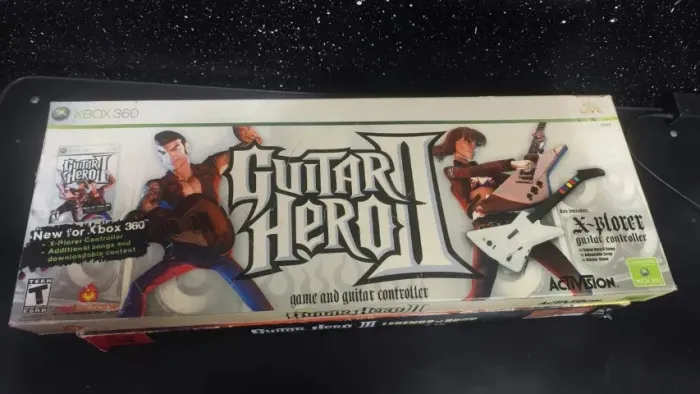 Guitarra do Guitar Hero II do Xbox 360