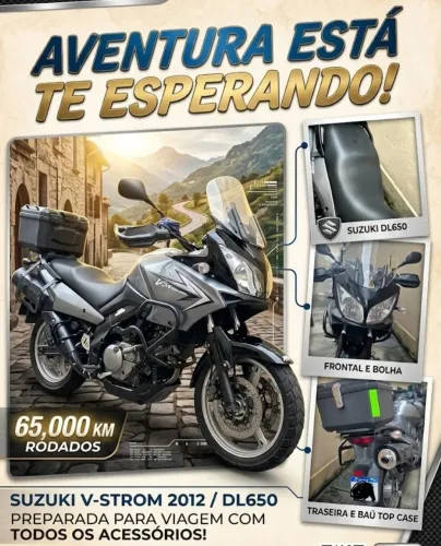 V-strom 650 Pronta pra suas viagens