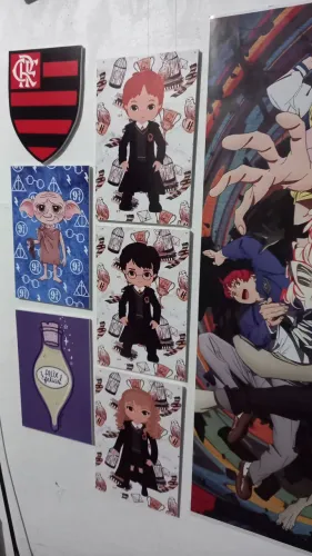 Placas personagens Harry Potter