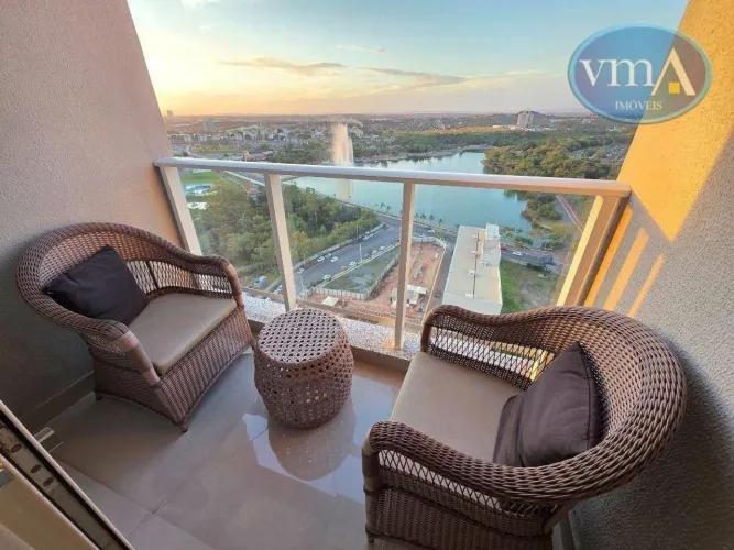 Vendo Apartamento de Luxo. Mobiliado, Sol da Manhã 64,00 m² 2 dormitórios (1 Suíte) Res