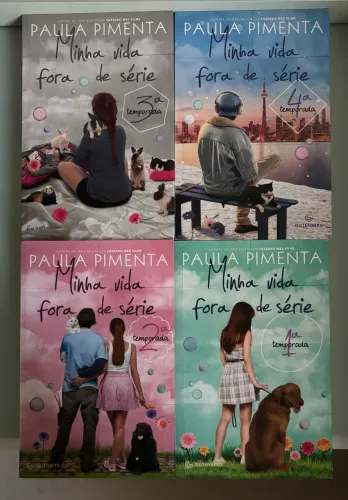 livros: MINHA VIDA FORA DE SÉRIE 1, 2, 3 e 4