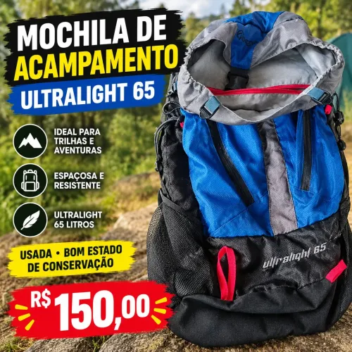Mochila Berg 65litros para camping reforçada